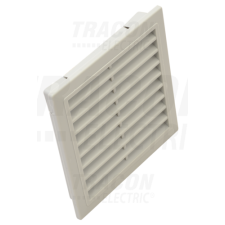 TRACON Kilépő levegő nyílás szűrőbetéttelV35-KNY 105×105mm villanyszerelés