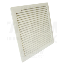 TRACON Kilépő levegő nyílás szűrőbetéttelV375-KNY 325×325mm villanyszerelés