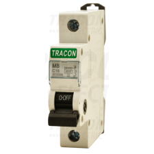 TRACON Kismegszakító, 1 pólus, C karakterisztika6A, 4,5 kA villanyszerelés