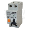 TRACON Kombinált védőkapcsoló, 2P, 2 modul, C karakterisztika 32A, 100 mA, 6kA, AC