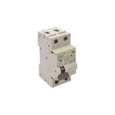 TRACON Kombinált védőkapcsoló, 2P, 2modul, D karakterisztika  D32A, 300 mA, 10kA, A villanyszerelés