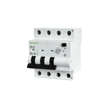 TRACON Kombinált védőkapcsoló, 4P, 4modul, C karakterisztika  C25A, 30 mA, 10kA, A villanyszerelés