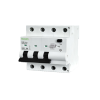 TRACON Kombinált védőkapcsoló, 4P, 5modul, C karakterisztika  C6A, 30 mA, 6kA, C