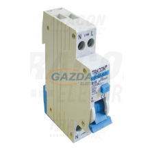 TRACON Kombinált védőkapcsoló, elektronikus, 2P, 1 modul, B kar. villanyszerelés