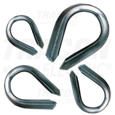 TRACON Kötélszív kötél-és sodronyvégződések kialakítására, acéld=4-5mm villanyszerelés