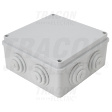 TRACON Kötődoboz, falon kívüli150×150×70,IP54 villanyszerelés