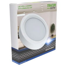 TRACON LED-DLFS-12NW Falon kívüli LED mélysugárzó,kerek, SAMSUNG chippel 230 VAC; 12W; 960lm; D=170×170 mm, 4000 K; IP20, EEI=A+ világítás