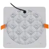 TRACON LED-DLNIP-6NW Védett, beépíthető LED mélysugárzó, négyzetes 230VAC, 6W, 4000K, 450lm, IP66, EEI=A+
