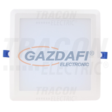 TRACON LED-DLNS-24NW Kompakt beépíthető LED mélysugárzó SAMSUNG chippel 230 VAC; 24 W; 1920lm; D=225×225 mm, 4000 K; IP20, EEI=A világítás