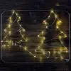 TRACON LED karácsonyi ablakdísz, fenyőfa, elemes
