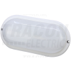 TRACON LHDO12NW Műanyag házas LED hajólámpa, ovális forma 230 VAC, 50 Hz, 12 W, 960 lm, 4000 K, IP44, EEI=G