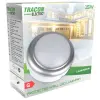 TRACON LHLMKS15NW Műanyag házas LED hajólámpa ezüst kerettel, kerek 230 V, 50 Hz, 15 W, 4000 K, 1050 lm, IP54, ABS+PC, EEI=A