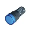 TRACON LJL16-BC LED-es jelzőlámpa, kék 24V AC/DC, d=16mm