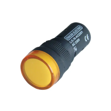 TRACON LJL16-YF LED-es jelzőlámpa, sárga 400V AC, d=16mm világítás