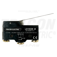 TRACON LS15GW-B Helyzetkapcsoló, rugószáras 1×CO, 2A/230V AC, 48mm, IP00 villanyszerelés