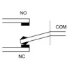 TRACON LS15HW24-B Helyzetkapcsoló, rugószáras 1×CO, 2A/230V AC, 110mm, IP00