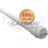 TRACON LT8GH609WW Üveg LED világító cső, opál burás 230 V, 50 Hz, G13, 9 W, 1200 lm, 3000 K, 200°, EEI=A++