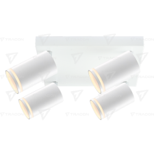 TRACON Mennyezeti állítható spot lámpatest, fehér 100-240VAC, 50Hz, 4xGU10, max.4x35W világítás