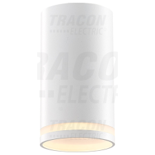 TRACON Mennyezeti spot lámpatest, hengeres, fehér 100-240VAC, 50Hz, 1xGU10, max.35W világítás