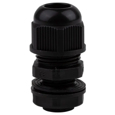 TRACON MG-12F Metrikus tömítőszelence, fekete IP66, 3.5-7.5mm barkácsolás, csiszolás, rögzítés
