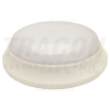 TRACON Műanyag búrás falon kívüli LED világítótest inverterrel100-240V,50Hz,14/2W,1000/140lm,1h,4000K,IP54,EEI=F