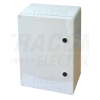 TRACON Műanyag elosztószekrényH×W×D=400×300×195mm, IP65, IK10, 1000V AC/DC, RAL7035