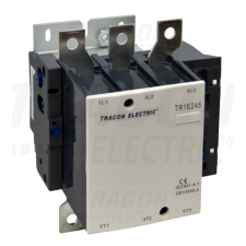 TRACON Nagyáramú kontaktor660V, 50Hz, 245A, 132kW, 400V AC, 3×NO+1×NO villanyszerelés