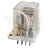 TRACON Nagyteljesítményű relé12V DC / 3×CO (30A, 230V AC / 28V DC)
