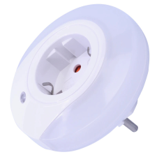TRACON NLSCHUKO Éjszakai fény érzékelővel 230VAC, 50Hz, 0,42W, 15lm, CDS, 1xSCHUKO világítás