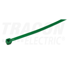 TRACON Normál kábelkötegelő, zöld140×3.6mm, D=2-36mm, PA6.6 villanyszerelés