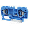 TRACON Nullavezető ipari sorozatkapocs, rugós, sínre, kék800V 41A 0.2-6 mm2 2P