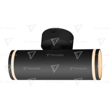 TRACON Oldalfali spot lámpatest, fekete 100-240VAC, 50Hz, 1xGU10, max.35W világítás