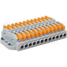 TRACON OVOFT1212 Csavar nélküli vezetékösszekötő, nyitható 0,5-4mm2, 32A, 400VAC 12P villanyszerelés