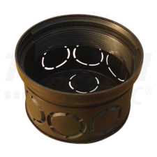 TRACON Perforált kötődoboz süllyesztett, fekete70×45mm villanyszerelés