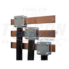 TRACON PK60/54X10 Leágazó modul, 54×10 mm-es lemezsínhez, 60mm-es sínre villanyszerelés