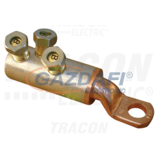 TRACON RA185-240CS16 Szakadófejes csavaros réz-alumínium szemes csősaru 185-240mm2,3×M16 villanyszerelés