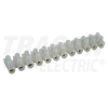 TRACON S30A-H-L Flex. nyomólemezes sorozatkapocs, H profil, 12 tag, natúr 16mm2, 450VAC, 63A, PP