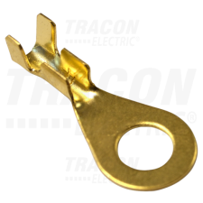 TRACON Sajtolható szigeteletlen szemes saru, sárgaréz1-2,5mm2, M5 villanyszerelés
