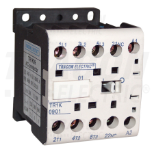 TRACON Segédkontaktor 660V, 50Hz, 12A, 5,5kW, 230V AC, 4×NO villanyszerelés