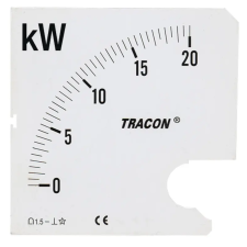 TRACON Skálalap W72-400V/4 műszerhez mérőműszer