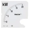 TRACON Skálalap W72-400V/4 műszerhez 0 - 24 kW