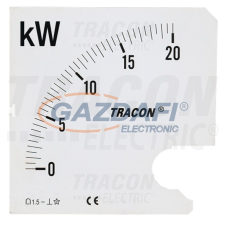 TRACON Skálalap W96-400V/4 műszerhez mérőműszer