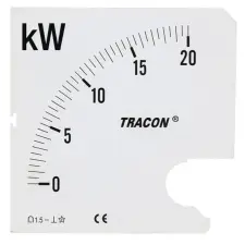 TRACON Skálalap W96-400V/4 műszerhez mérőműszer