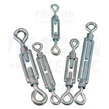 TRACON Sodrony-és huzalfeszítő szem-szem, acél+temperált öntvény8×70mm, 1200N villanyszerelés