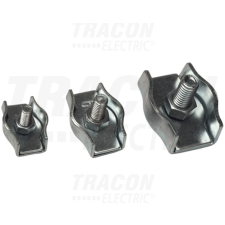 TRACON Sodronyszorító bilincs, szimpla, acéld=3-3,5mm, M4 villanyszerelés
