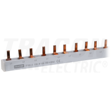 TRACON Soroló sín - csapos kivitelűmax.63A, 230/400VAC, 3P, 56modul, 1m villanyszerelés