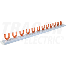 TRACON Soroló sín - villás kivitelűmax.63A, 230/400VAC, 1P, 12modul, 215mm villanyszerelés