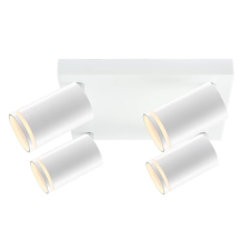 TRACON SPGU10LMAN4W Mennyezeti állítható spot lámpatest, fehér 100-240VAC, 50Hz, 4xGU10, max.4x35W világítás