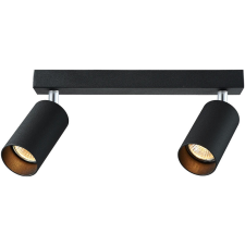 TRACON SPGU10MA2B Mennyezeti állítható spot lámpatest, fekete 100-240VAC, 50Hz, 2xGU10, max.2x35W világítás