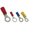 TRACON SSZ25-8 Szigetelt szemes saru, ónozott elektrolitréz, sárga 25mm2, M8, (d1=7,7mm, d2=8,4mm), PVC